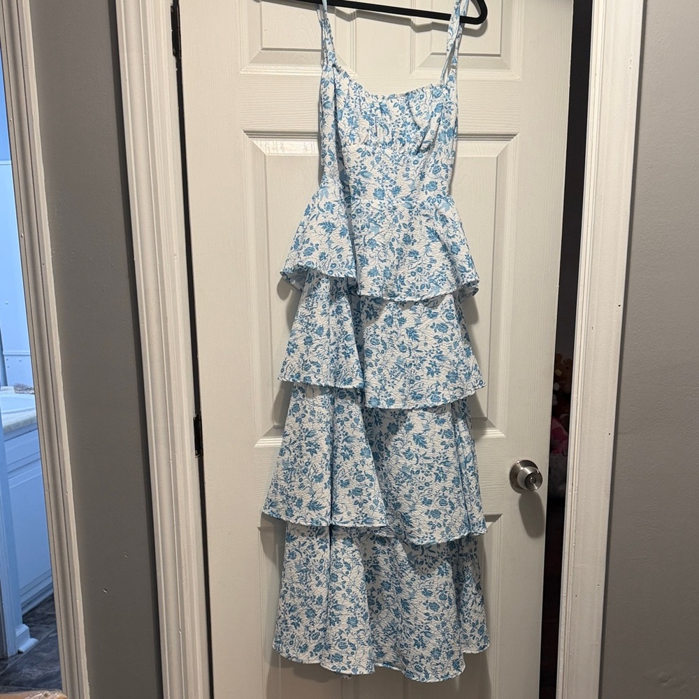 Floral Tiered Maxi Dress